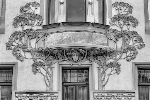 Building. Central Hotel in Prague