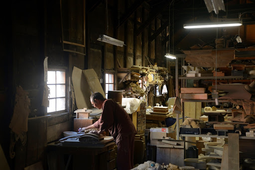 Workshop, Kyoto ceramic tiles