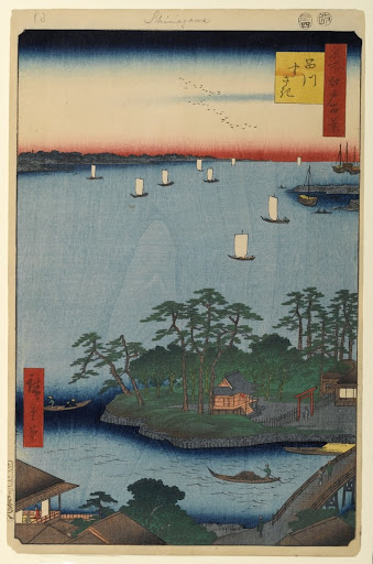 Shinagawa Susaki, No. 83 from One Hundred Famous Views of Edo
