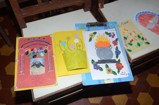 In Praxix - Card Making by young Farohar Children