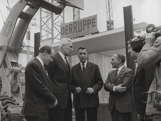 Visita dell'ambasciatore francese Armand Berard alla Fiera Campionaria di Milano del 1963