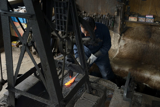 鳥取刃物鍛冶 《包丁の製造工程 沸しつけ》