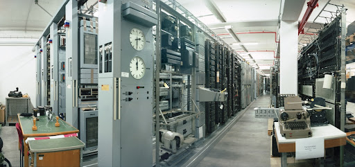 Vermittlungstechnik im Depot Heusenstamm des Museums für Kommunikation Frankfurt