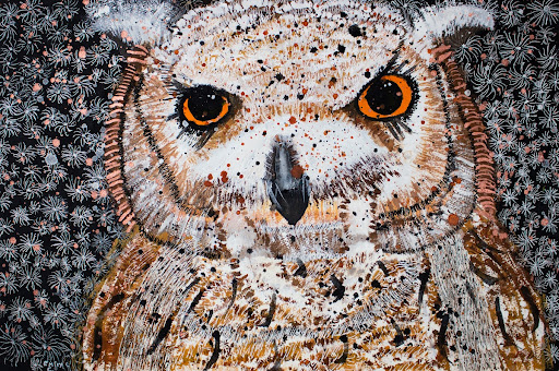 Snow Flake Owl