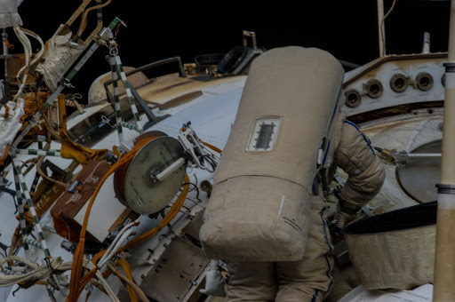 Vinogradov during EVA 32