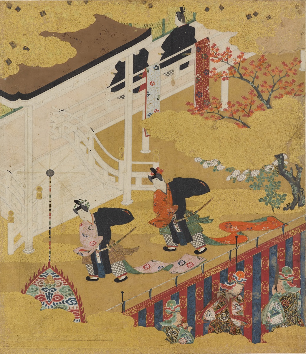 第7帖「紅葉賀」（源氏物語図色紙28面のうち） - 土佐派 — Google Arts