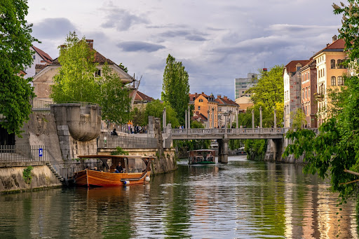 Ljubljanica in Čevljarski most