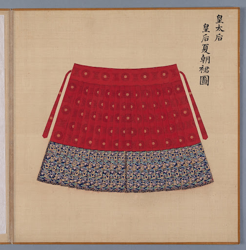 Album Leaf from Illustrations of Costumes from the Qianlong Court