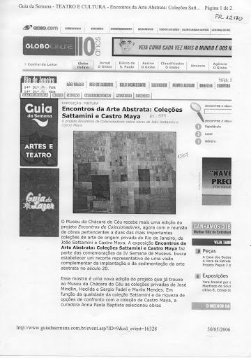 Encontros da Arte Abstrata: Coleções Sattamini e Castro Maya