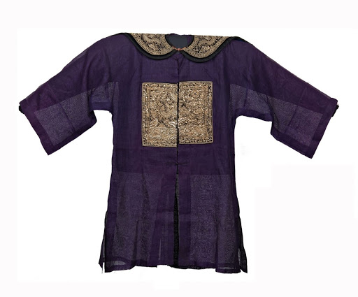 Mandarin surcoat and collar