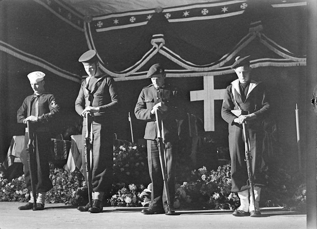 Adm. Bertram Ramsay's Funeral