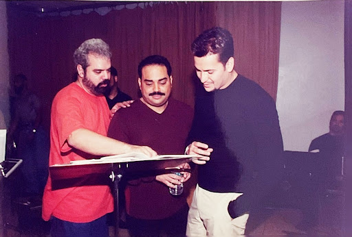 Victor Manuelle and Gilberto Santa Rosa Rehearsal