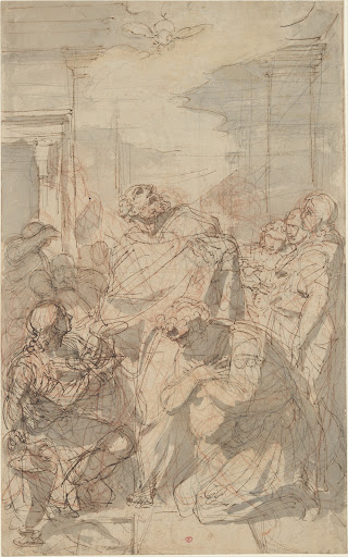 St. Peter Baptizing Cornelius (Acts 10: 44-48)