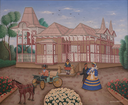 Gingerbread Brick & Pink