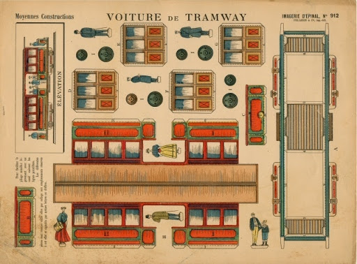 Paper toy:Voiture De Tramway