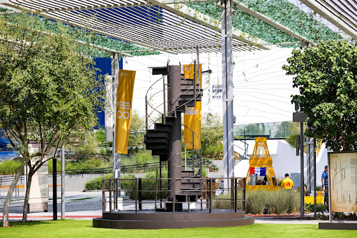 Eiffel Tower Stairs at Al Forsan