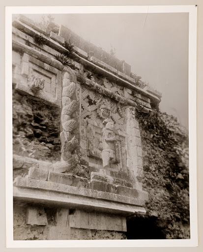[Carved Stone Figure, Nunnery Quadrangle, Uxmal]