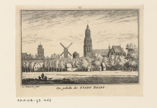 Gezicht op de Delft