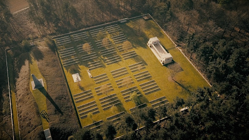 Buttes New British Cemetery located in Polygon Wood, which was completely destroyed in WW1
