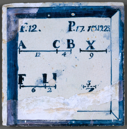 ‏‏‎ Wall tile for teaching purposes