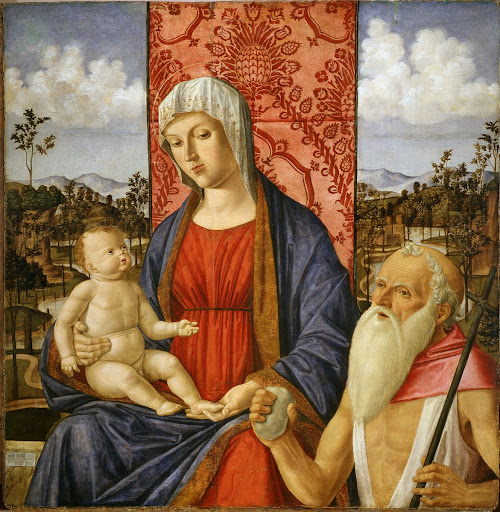 Madonna and Child with Saint Jerome