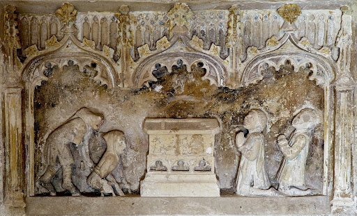 Gothic tomb of the saint San Juan de Ortega