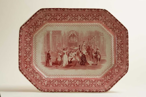 Serving dish "Spanish Marriages, Madrid"