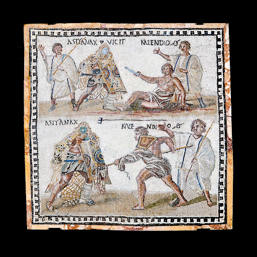 Gladiator mosaic