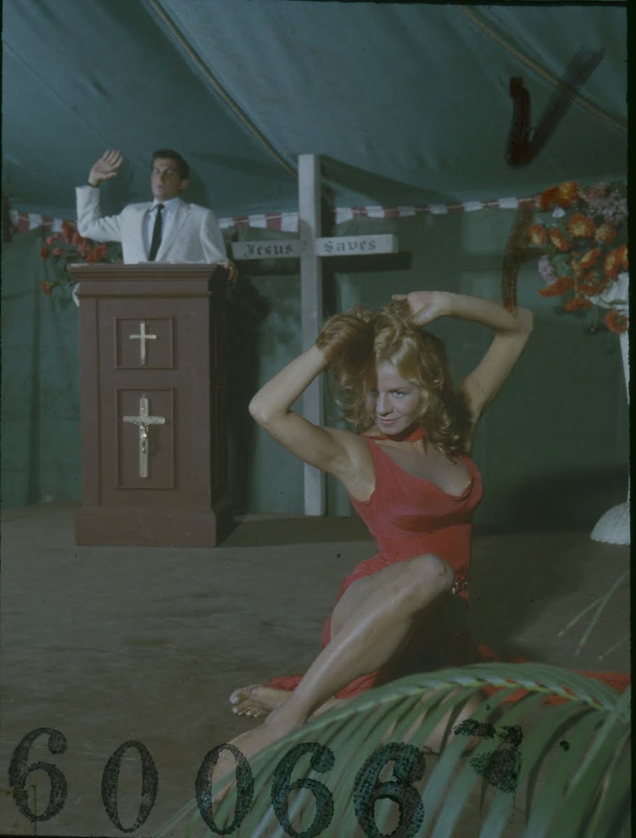 Salome Jens Performing As Delilah The Temptress In The Illustrated Sermon Scene Film "Angel Baby"