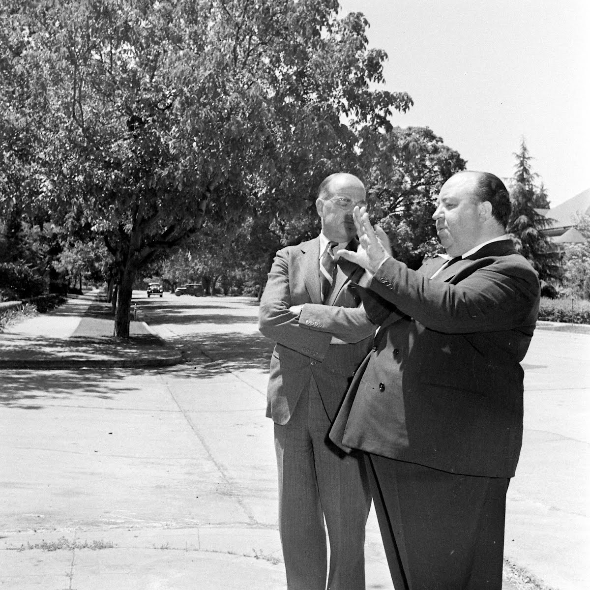 Hitchcock And Wilder At Santa Rosa