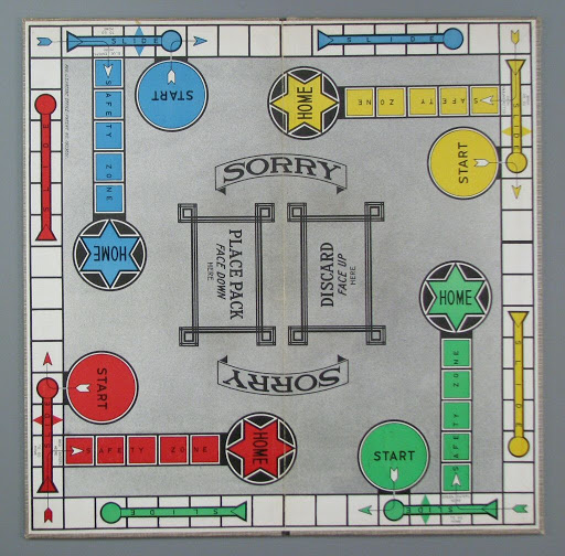 Game board:The Great Game Sorry!