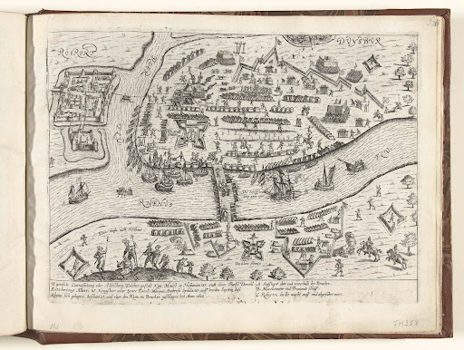 Legerkamp van Spinola voor Ruhrort, 1605