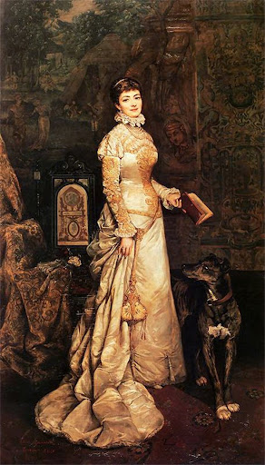 Portrait of Helena Modjeska by Tadeusz Ajdukiewicz.