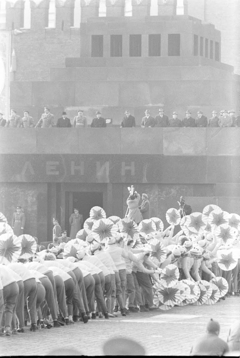Revolution Parade In Red Square