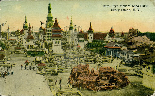 Postcard:Birds Eye View of Luna Park, Coney Island, N.Y.