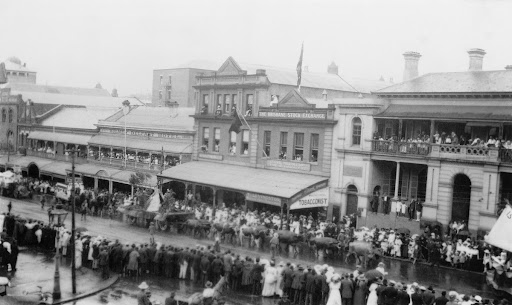 Bank of Australasia, Heroes' Day Pageant/Procession, Brisbane Queensland