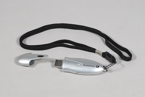 Advertising, Deutsche Post AG, USB stick 256 MB, external memory for computer