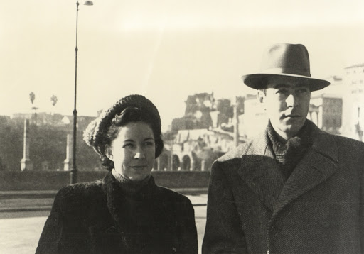 Maria e Iberê Camargo em Roma