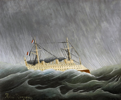 Navire dans la Tempête (Ship in the Storm), 1899