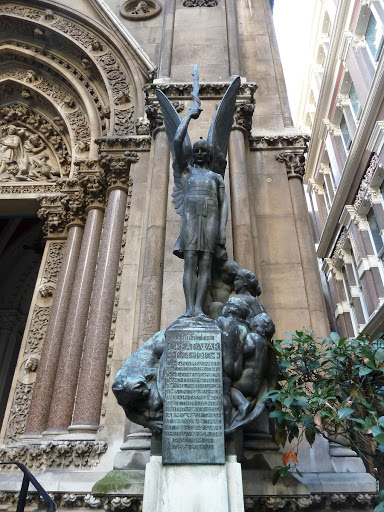 St Michael's, Cornhill War Memorial, St Michael's Alley, Cornhill, City of London