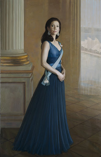 Portrait of HRH Crown Princess Mary of Denmark