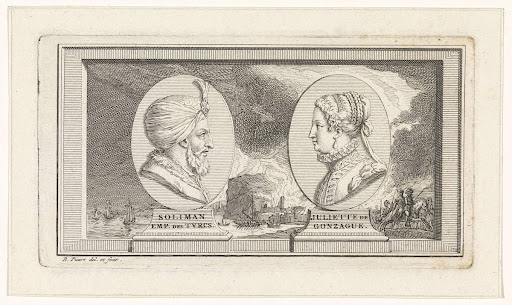Portretten van Süleyman I de Grote Giulia Gonzaga