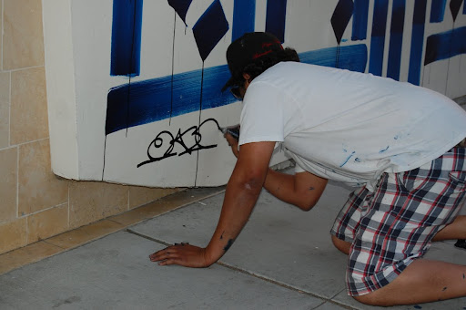 RETNA Mural on PMCA Façade