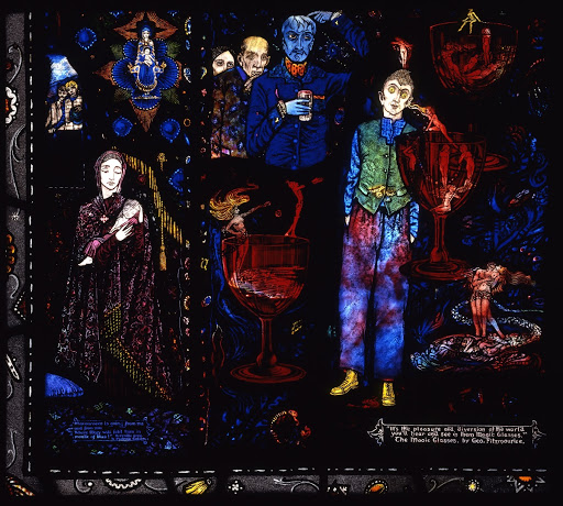 A Cradle Song by Padraic Colum from Harry Clarke Geneva Window