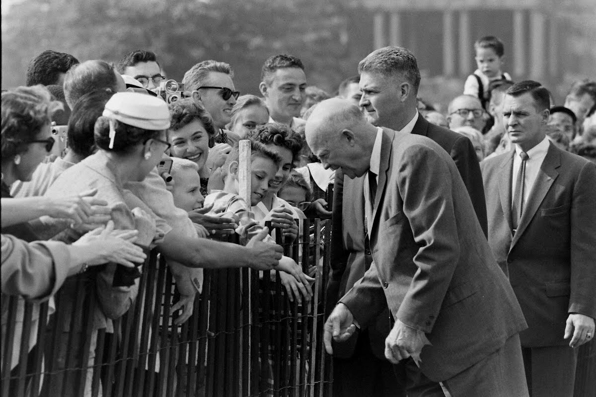 Ike Planting Tree On White House Lawn