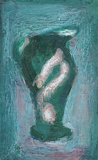 Urna (Detalle de la pintura "Las Tropicanas")