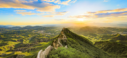 Simatai Great Wall Building - single-sided wall