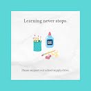 Learning Never Stops - Instagram Carousel Ad item