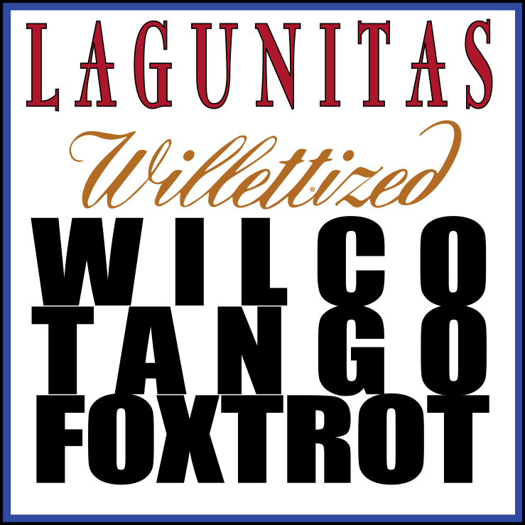 Logo of Lagunitas Willettized Wilco Tango Foxtrot