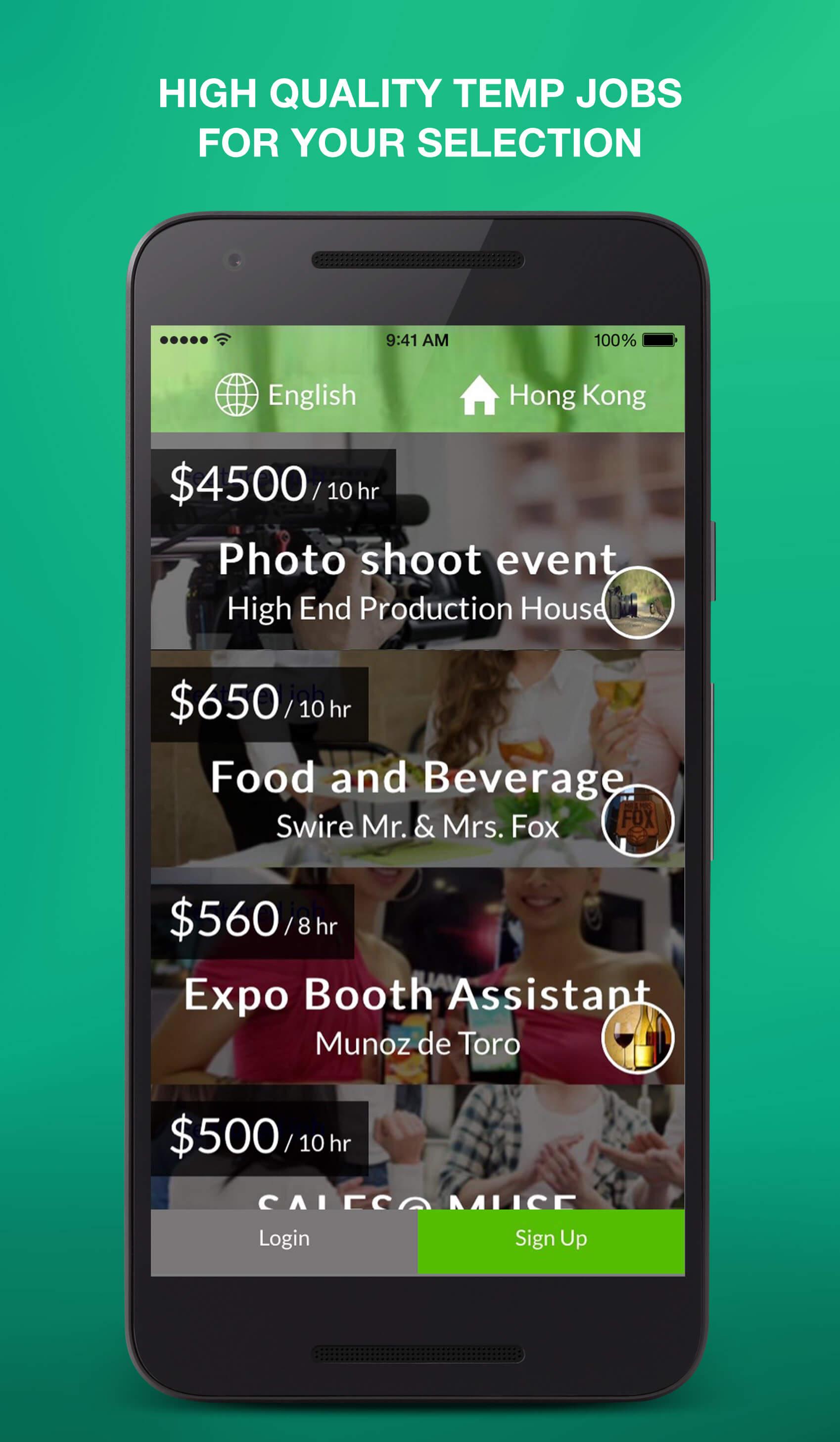 Android application Get Part-Time, Temp, Fast Jobs screenshort